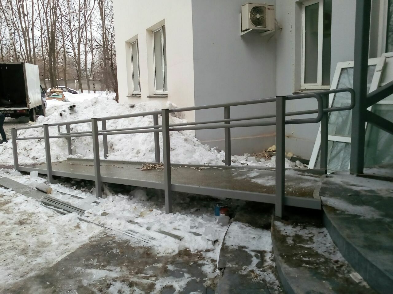 Пандус к магазину
