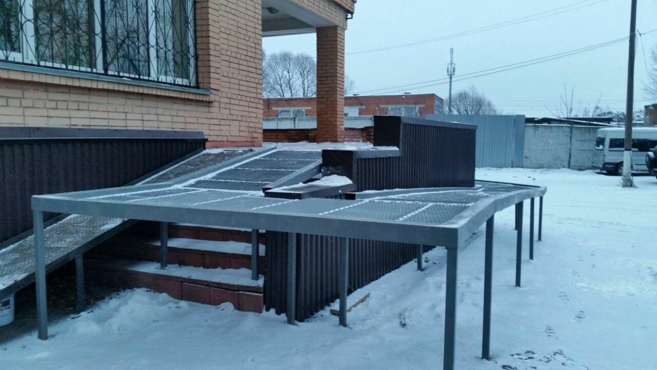 Пандус в административное здание