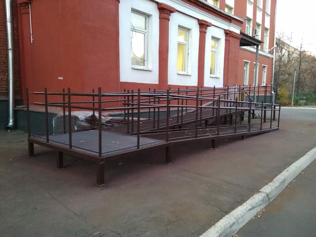 Пандус металлический