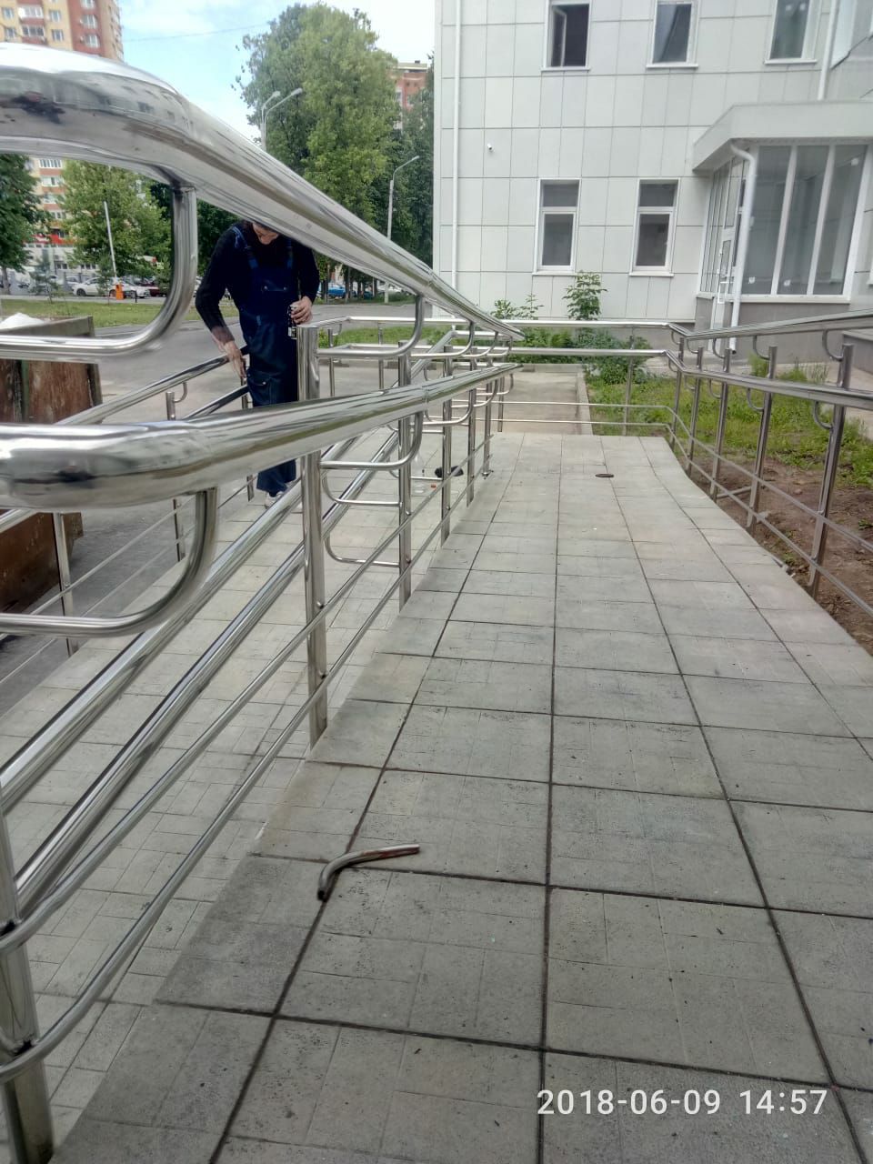 Пандус монолитный в Нижнем Новгороде