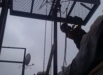 Маршевая эвакуационная лестница П2 высотой 5.8м