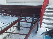 Пандус длиной 17м