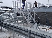 Площадки обслуживания с горячим цинкованием