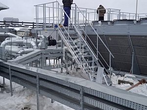 Переходные мостики и площадки обслуживания