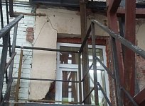 Маршевая эвакуационная лестница П2 высотой 5.8м