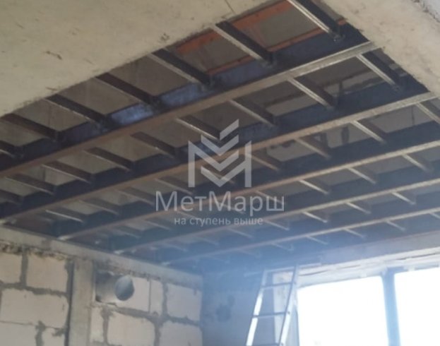 Наращивание второго этажа металлом