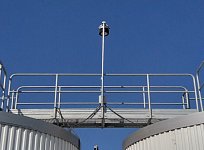 Лестница оцинкованная обслуживание теплостанции
