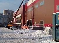Лестницы вертикальные П1-2 длиной 14.2м  для торгового центра