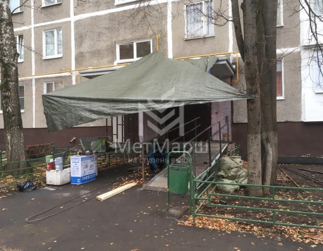 Пандус однопролетный длиной 4.5м